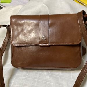 10” x 8” height. Crossbody/shoulder bag